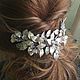 Bridal comb. Silver leaves. Hair Decoration. Анна Ефимова (Anna_Tiara) (stylishdetails). Online shopping on My Livemaster.  Фото №2