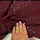  Шерсть плательная ришелье бордо. Ткани. Радченко Екатерина. Интернет-магазин Ярмарка Мастеров.  Фото №2