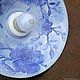 Lamp porcelain 'Blue lace'. Ceiling and pendant lights. Light Ceramics RUS (svetkeramika). My Livemaster. Фото №4