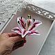  Лилии. Брошь-булавка. Knitted flowers. Ярмарка Мастеров.  Фото №5