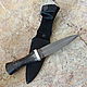 Knife 'Highlander-3' dagger Damascus Karelian birch. Knives. Artesaos e Fortuna. My Livemaster. Фото №6