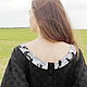 Order Women's long linen dress with sleeves black. ZanKa. Livemaster. . Dresses Фото №3