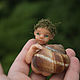 Order Baby snail, a miniature resident of the magic garden. severiana. Livemaster. . Miniature figurines Фото №3