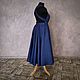 Indigo linen sundress. Sundresses. pugovkino delo (Pugovkino-delo). Online shopping on My Livemaster.  Фото №2