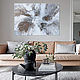Большая абстракция в интерьер 100х70 см "SHINING MARBLE 4", Картины, Екатеринбург,  Фото №1