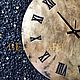Глянцевые настенные часы из декоративных камней. Часы классические. Картины и настенные часы BelleАrti (bellearti). Ярмарка Мастеров.  Фото №4