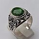 Order Ring with chrome diopside 'Ilida'. masterskai. Livemaster. . Rings Фото №3