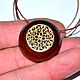 Aroma bottle made of mahogany wood for essential oils WP58. Pendant. ART OF SIBERIA. My Livemaster. Фото №4