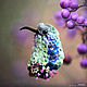 Brooch-portrait of a Hummingbird. Brooch-bird. Brooches. Coffeelena. My Livemaster. Фото №6