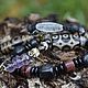 Set of bracelets for the whole family-personal mascots with Dzi, Ji bead, Pereslavl-Zalesskij,  Фото №1