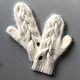 Варежки из ангоры. Варежки. Wool Wonders /Вязаные аксессуары. Интернет-магазин Ярмарка Мастеров.  Фото №2