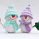 Snowman knitted toy gift, Stuffed Toys, Zhukovsky,  Фото №1