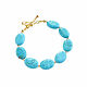 Turquoise bracelet 'Turquoise' bracelet made of natural turquoise. Bead bracelet. Irina Moro. My Livemaster. Фото №5
