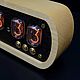 Order Lamp Clock IN-12 Solid Maple Moraine Eucalyptus. Tube-time (tube-time). Livemaster. . Tube clock Фото №3
