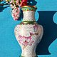 Винтаж: Клуазонне (перегородчатая эмаль).Вазочка для цветов. Вазы винтажные. Империя. Ярмарка Мастеров.  Фото №8