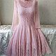 Elegant dress 'Lolita-4' mohair. Dresses. hand knitting from Galina Akhmedova. My Livemaster. Фото №5