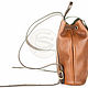 Womens leather backpack 'jolie' brown. Backpacks. Russian leather Guild. Online shopping on My Livemaster.  Фото №2