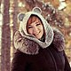 Капор снуд с ушками, Шапки, Ханты-Мансийск,  Фото №1