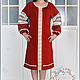 Linen midi dress Slavic ' Kupava'. Dresses. Kupava - ethno/boho. My Livemaster. Фото №5