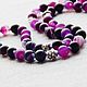 Rosary Violet made of agate 54 stones. Rosary. The star of Siberia. Online shopping on My Livemaster.  Фото №2