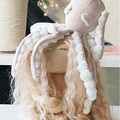 Интерьерная текстильная кукла , декор для дома