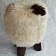 Табурет меховой. Табуреты. Aurora Fluffy Stools. Ярмарка Мастеров.  Фото №5