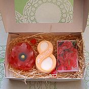 Косметика ручной работы handmade. Livemaster - original item The soap set gift Bouquet on March 8. Handmade.