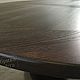 Round table made of oak 1500 mm. Tables. aleksej-ixw. Online shopping on My Livemaster.  Фото №2