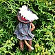 Кот в сапогах, ватная елочная игрушка. Мягкие игрушки. Елена (emeldolls). Ярмарка Мастеров.  Фото №4