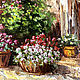 Order Picture Cozy flower courtyard European streets. Zabaikalie. Livemaster. . Pictures Фото №3