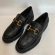 Обувь ручной работы handmade. Livemaster - original item Loafers made of genuine crocodile leather, premium model!. Handmade.