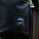 3D gorilla Bag made of black genuine leather. Classic Bag. newandw. My Livemaster. Фото №4