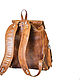 Backpack made of genuine leather ' Dundee'. Backpacks. Blekerman Handmade. My Livemaster. Фото №4