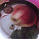 Тарелка Яблоки Садовые "Apples from my Orchard" - Набор 2шт. Тарелки. У Селестины (chezcelestine). Интернет-магазин Ярмарка Мастеров.  Фото №2
