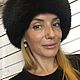 Меховая шапка боярка из песца. Шапки. Татьяна Гогошидзе (tf_fur_workshop). Интернет-магазин Ярмарка Мастеров.  Фото №2
