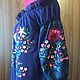 Women's embroidered dress ЖП1-86. Dresses. babushkin-komod. My Livemaster. Фото №4