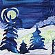 Заказать  Зимний пейзаж. Лада Христенко, Quiltlada. Ярмарка Мастеров. . Подушки Фото №3