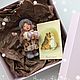 Валяная ёлочная игрушка Девочка с пломбиром. Войлочная игрушка. Anna Kopylova (annaktoyss). Ярмарка Мастеров.  Фото №6