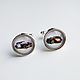 Cufflinks silver plated Retro cars (large), Cuff Links, Moscow,  Фото №1