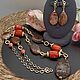 Заказать Украшения с кораллом. Окаменелый коралл. Elena Moonlight Jewelry. Ярмарка Мастеров. . Комплекты украшений Фото №3
