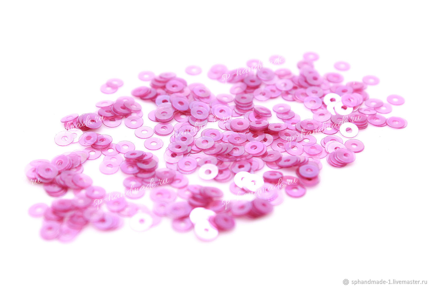 Sp handmade. ). Пайетки плоские 4 мм цвет m30. Sp handmade. ).