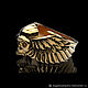 Кольцо "Череп с крыльями" из золота 585 с темным родием. Кольца. BUGAKOV jewelry. Ярмарка Мастеров.  Фото №4