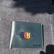 Винтаж handmade. Livemaster - original item Skunkfunk wallet, genuine leather, Spain. Handmade.