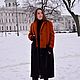 Пальто халат из кашемира с накладными карманами 44, Пальто, Москва,  Фото №1
