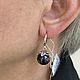 Серьги с Барочным жемчугом. Серьги классические. Серебро СТИЛЬ ЛУНЫ. Ярмарка Мастеров.  Фото №6