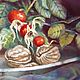 Заказать Oil painting 'Still life with rosehip and silverware'. Hudozhnik Yuliya Kravchenko (realism-painting). Ярмарка Мастеров. . Pictures Фото №3