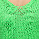 Light green pullover. Pullover Sweaters. SHAPAR - knitting clothes. My Livemaster. Фото №6