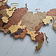  Карта России. Карты мира. Wooden3Dmap. Ярмарка Мастеров.  Фото №4