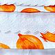 Вафельное полотенце "Луковки" с шитьём. Полотенца. «Кухонный текстиль и прочее». Ярмарка Мастеров.  Фото №4