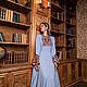  blue floor-length dress Secret of the heart. Dresses. Дизайнерские платья Valensia Atelier. My Livemaster. Фото №4